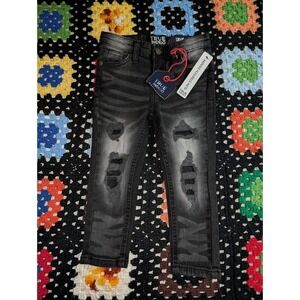 True Indigo Toddler Size 2T Black Jeans New Slim Stretch